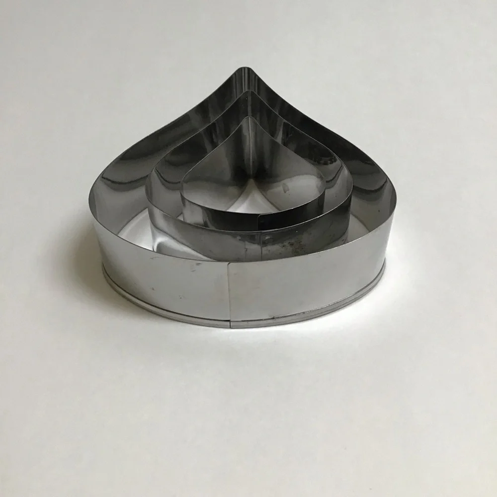 Hershey’s Kisses Cookie Cutter 3-PC NESTING SET Hershey's Brand Teardrop Crafts